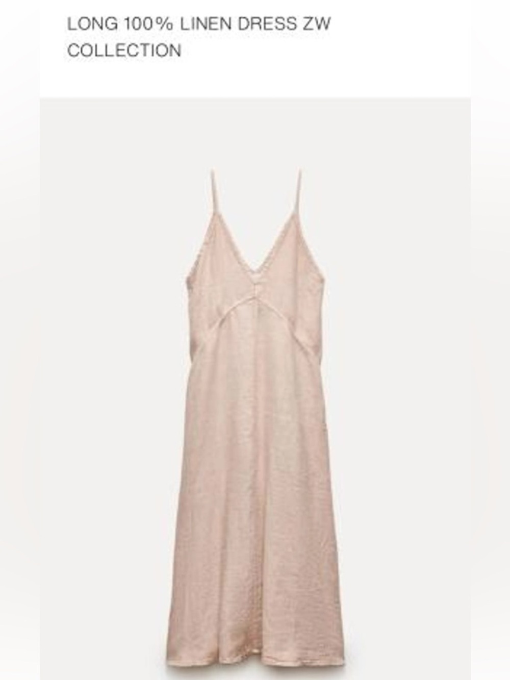 Zara • ZW Collection Linen Maxi/Midi Dress - Picture 4 of 14